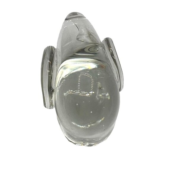 Handcrafted Clear Art Glass Elephant Figurine/Paperweight Collector Gift Rare - Picture 8 of 12